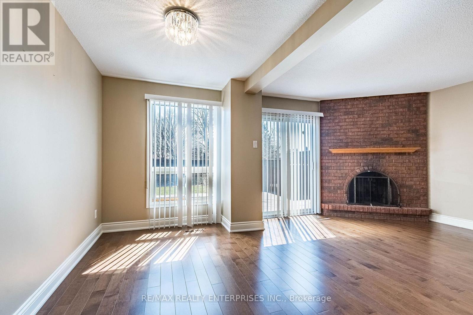 South Facing yard - 3016 Rymal Road, Mississauga, ON - Indoor With Fireplace