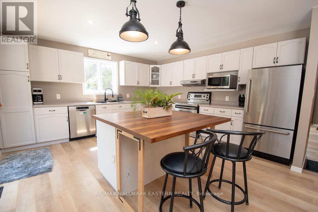 1079 Rock Road, Douro-Dummer, ON - Indoor Photo Showing Kitchen With Double Sink