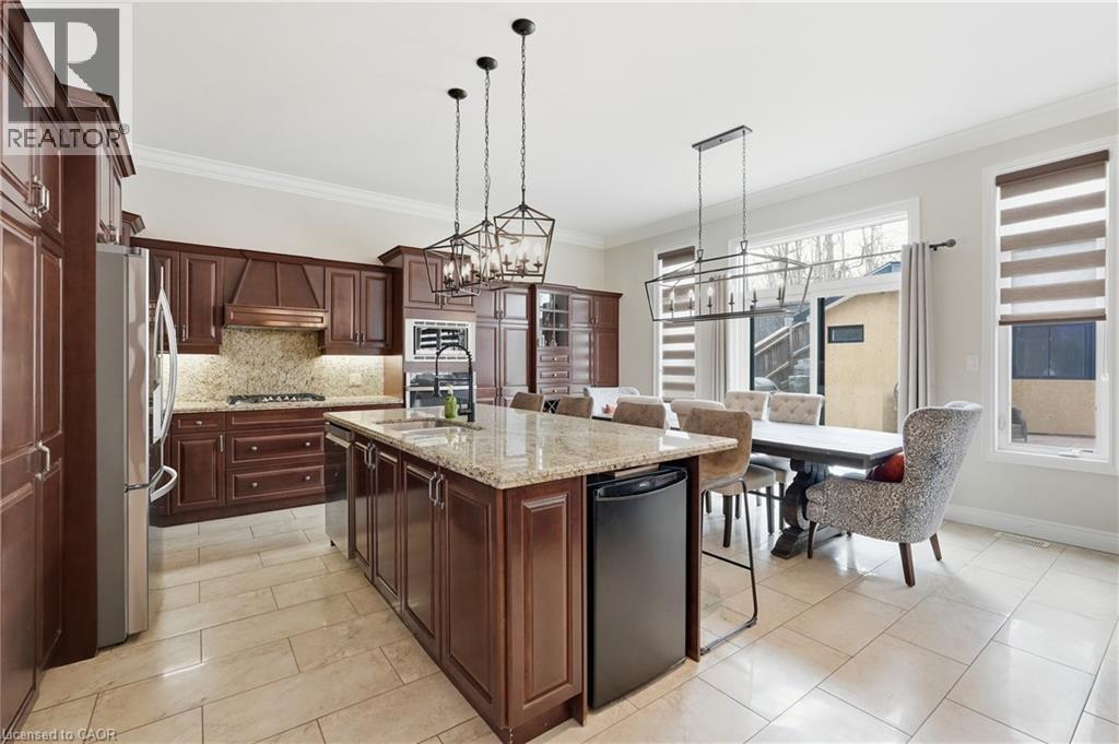 240 Cloverleaf Drive, Ancaster, ON - Indoor Photo Showing Kitchen With Stainless Steel Kitchen With Upgraded Kitchen
