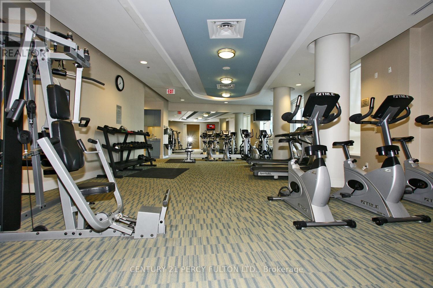 406 - 80 Western Battery Road, Toronto, ON - Indoor Photo Showing Gym Room
