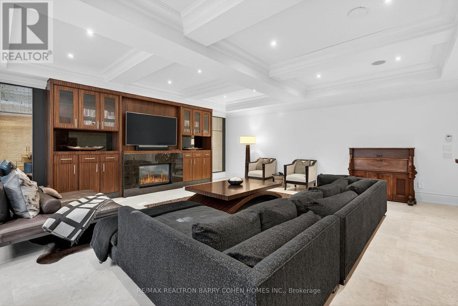 76 Arjay Crescent, Toronto, ON - Indoor Photo Showing Other Room With Fireplace