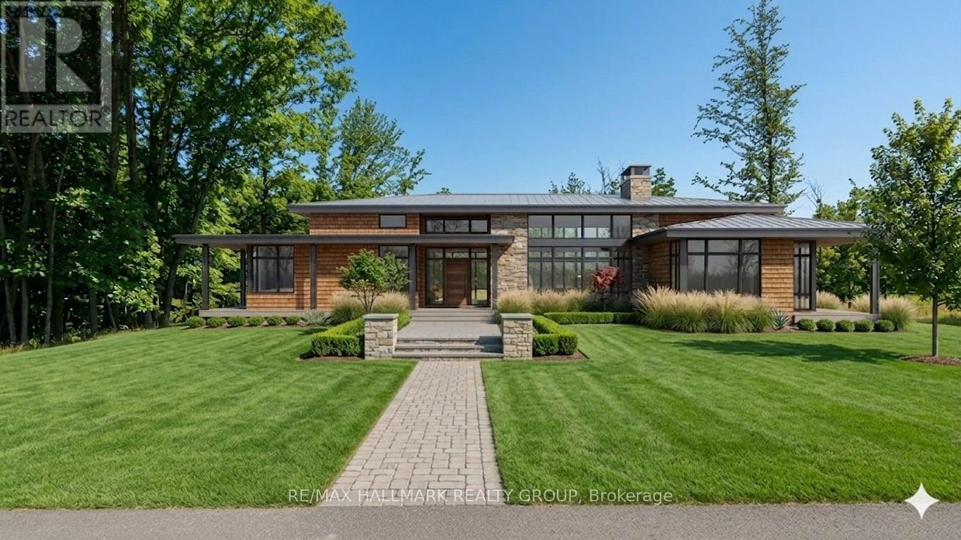 'AI' generated photo of a custom home on the lot. - 1725 Metcalfe Farm Drive, Ottawa, ON