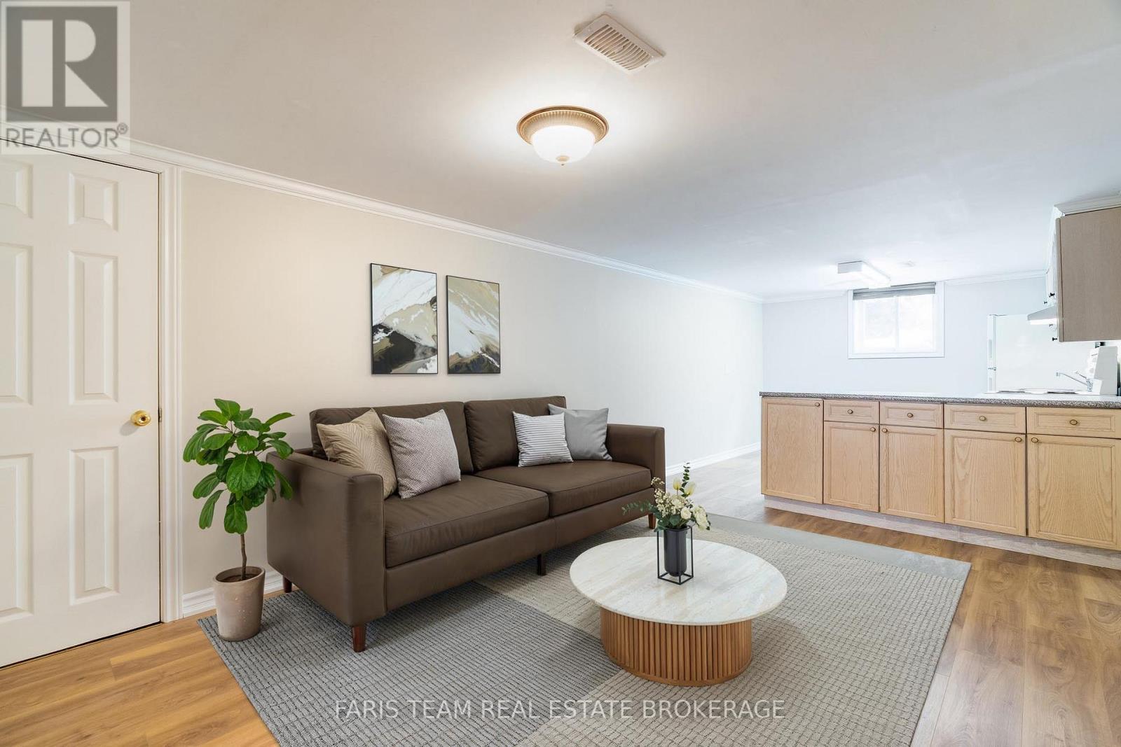 Virtually Staged - 18 Newton Street, Barrie, ON - Indoor Photo Showing Living Room