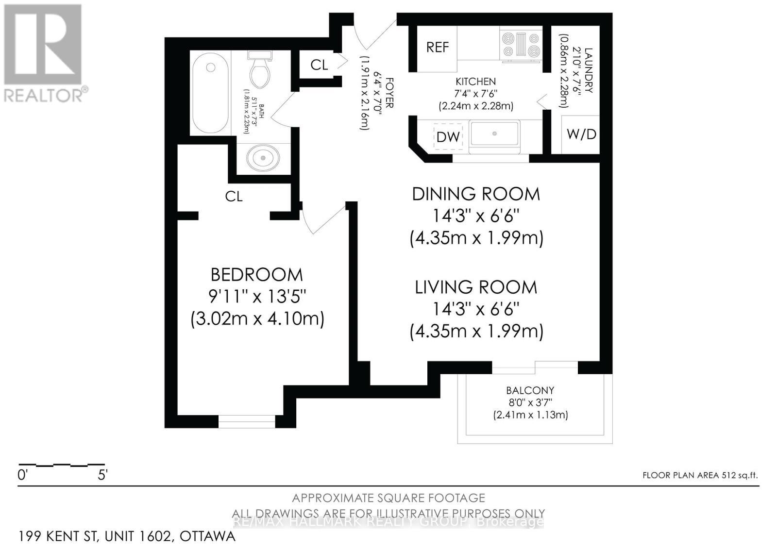 Floor plan - 1602 - 199 Kent Street N, Ottawa, ON - Other