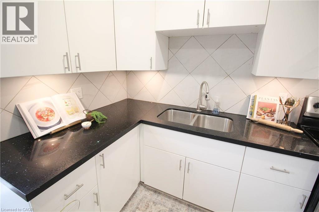 153 Wellington Street N, Hamilton, ON - Indoor Photo Showing Kitchen With Double Sink