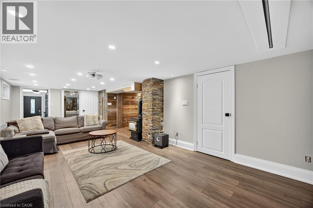 108 Owen Street, Barrie, ON - Indoor Photo Showing Living Room With Fireplace