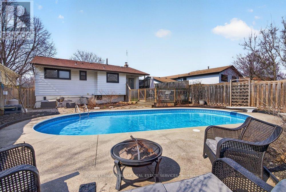 578 Holly Hill Crescent, Burlington, ON - Outdoor With In Ground Pool With Deck Patio Veranda