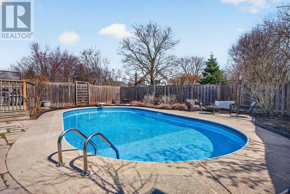 578 Holly Hill Crescent, Burlington, ON - Outdoor With In Ground Pool With Backyard