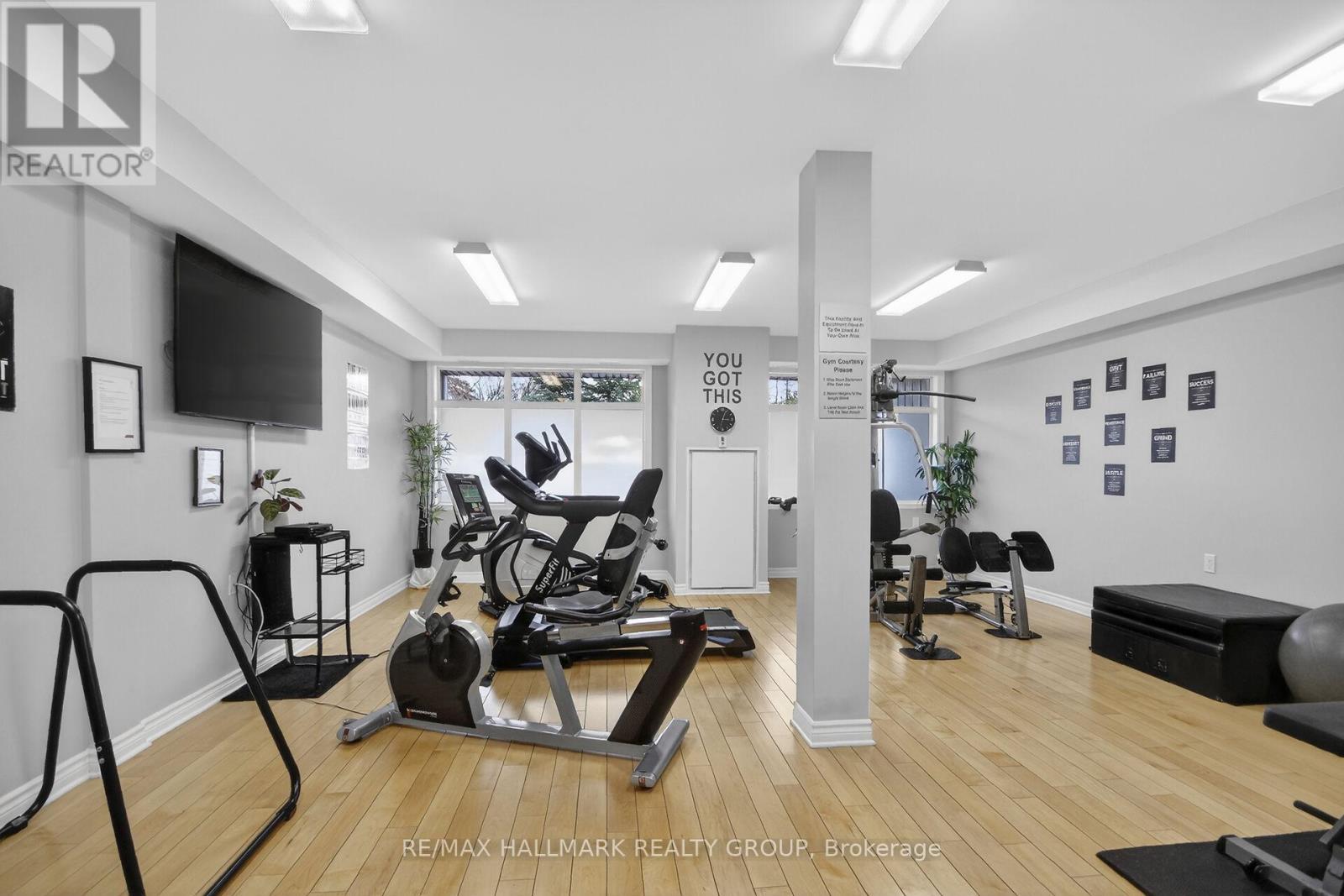 220 - 3684 Fallowfield Road, Ottawa, ON - Indoor Photo Showing Gym Room