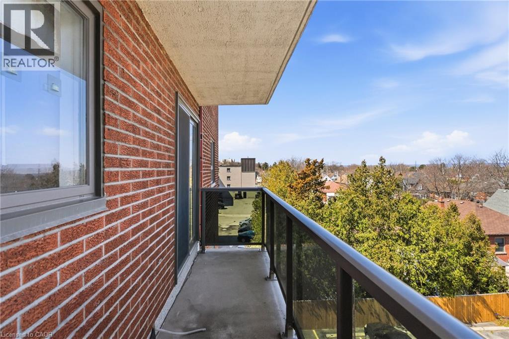 View of balcony - 2373 E King Street E Unit# 45, Hamilton, ON - Outdoor With Balcony