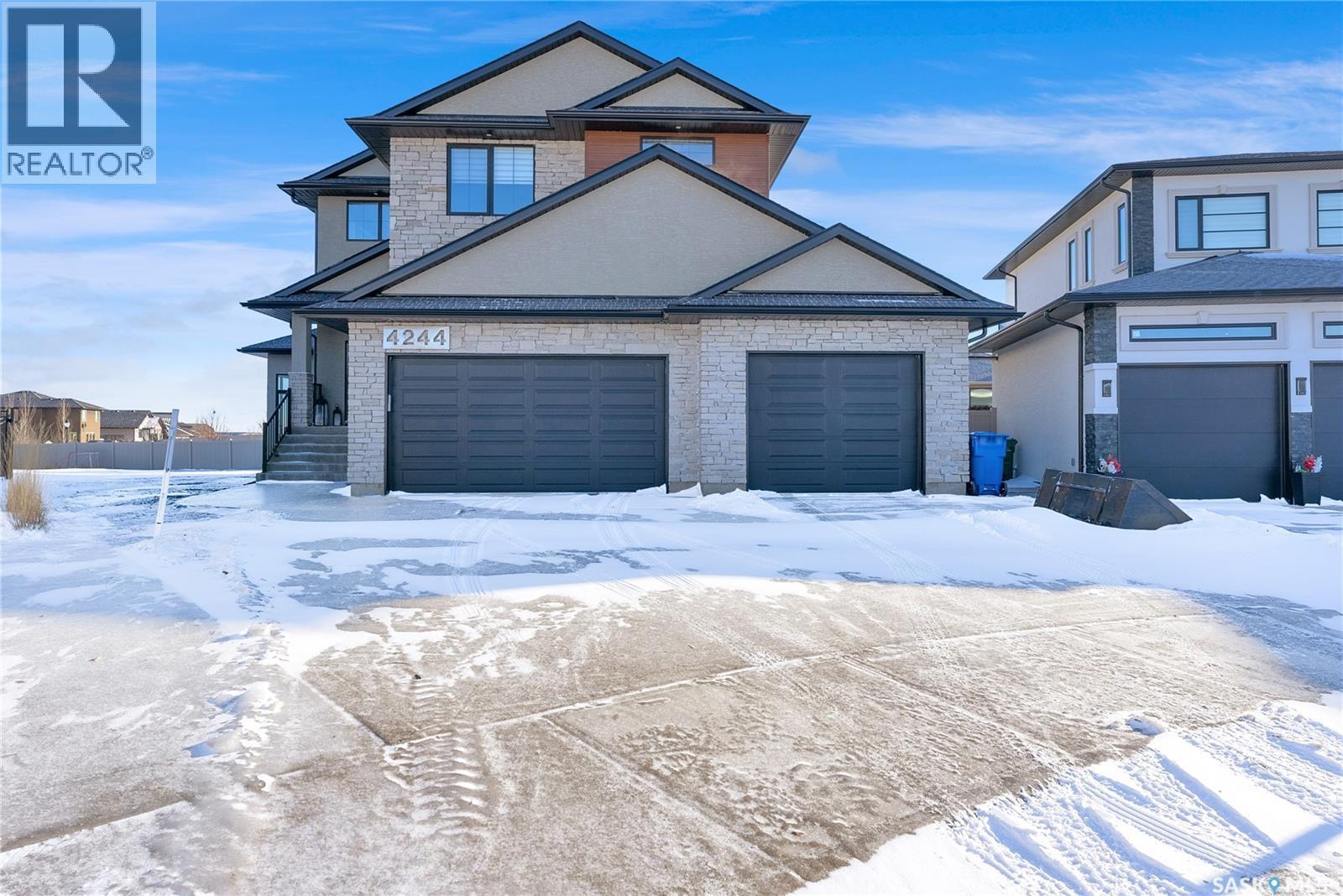 4244 Elderberry Crescent E, Regina, SK - Outdoor With Facade