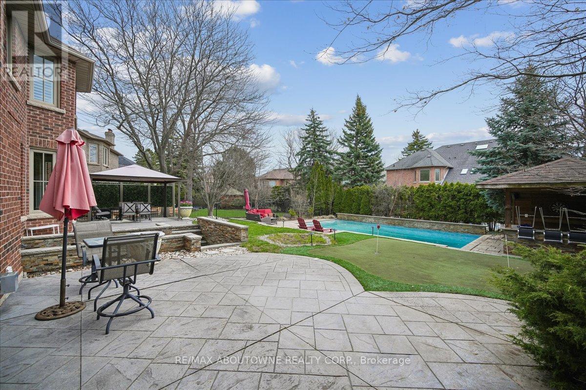 1494 The Links Drive, Oakville, ON - Outdoor With In Ground Pool With Backyard