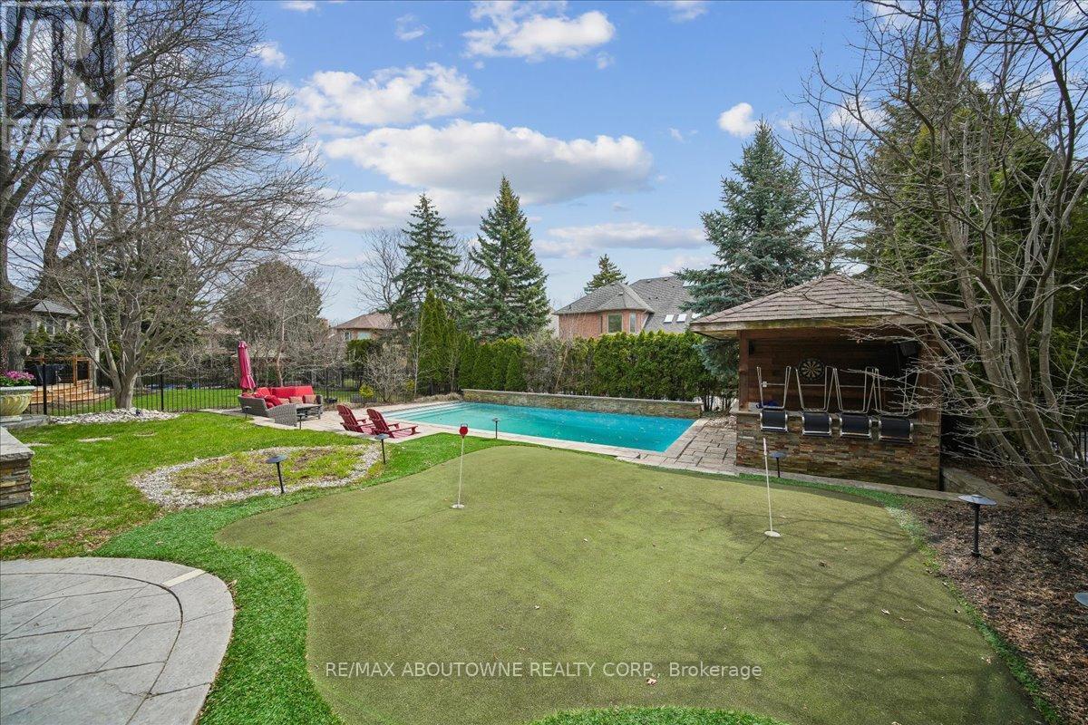 1494 The Links Drive, Oakville, ON - Outdoor With In Ground Pool