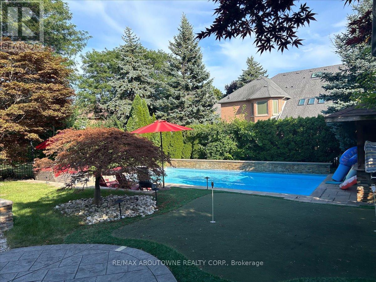 1494 The Links Drive, Oakville, ON - Outdoor With In Ground Pool With Backyard