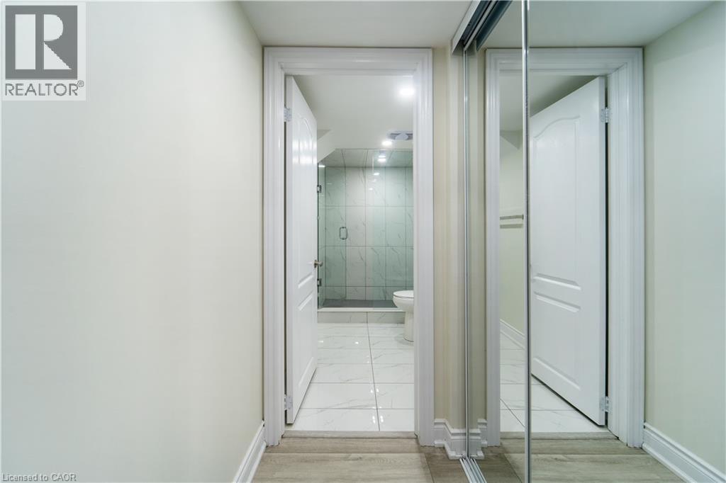 Corridor featuring baseboards - 150 Goodwin Crescent Unit# Bsmt, Milton, ON - Indoor Photo Showing Bathroom