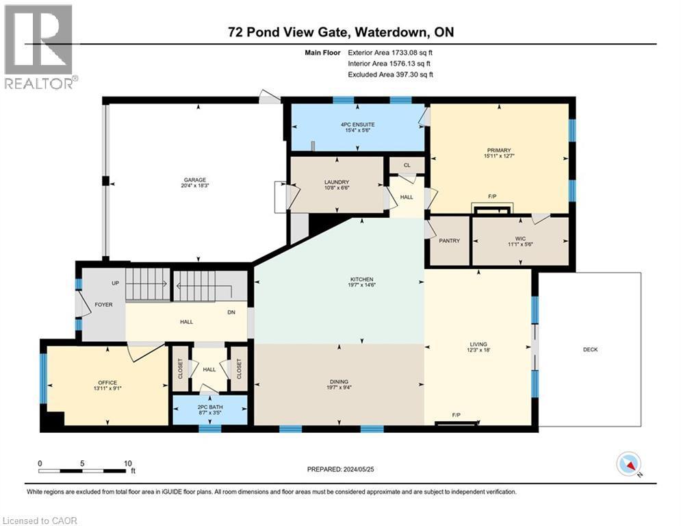 View of floor plan / room layout - 72 Pond View Gate, Waterdown, ON - Other