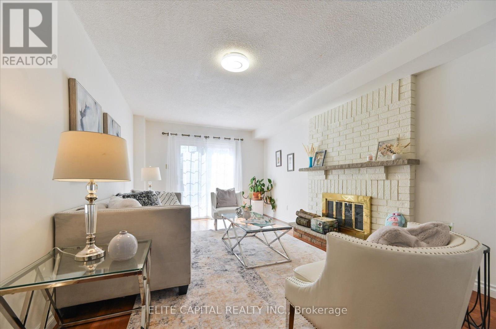 54 Bauer Crescent, Markham, ON - Indoor Photo Showing Living Room With Fireplace