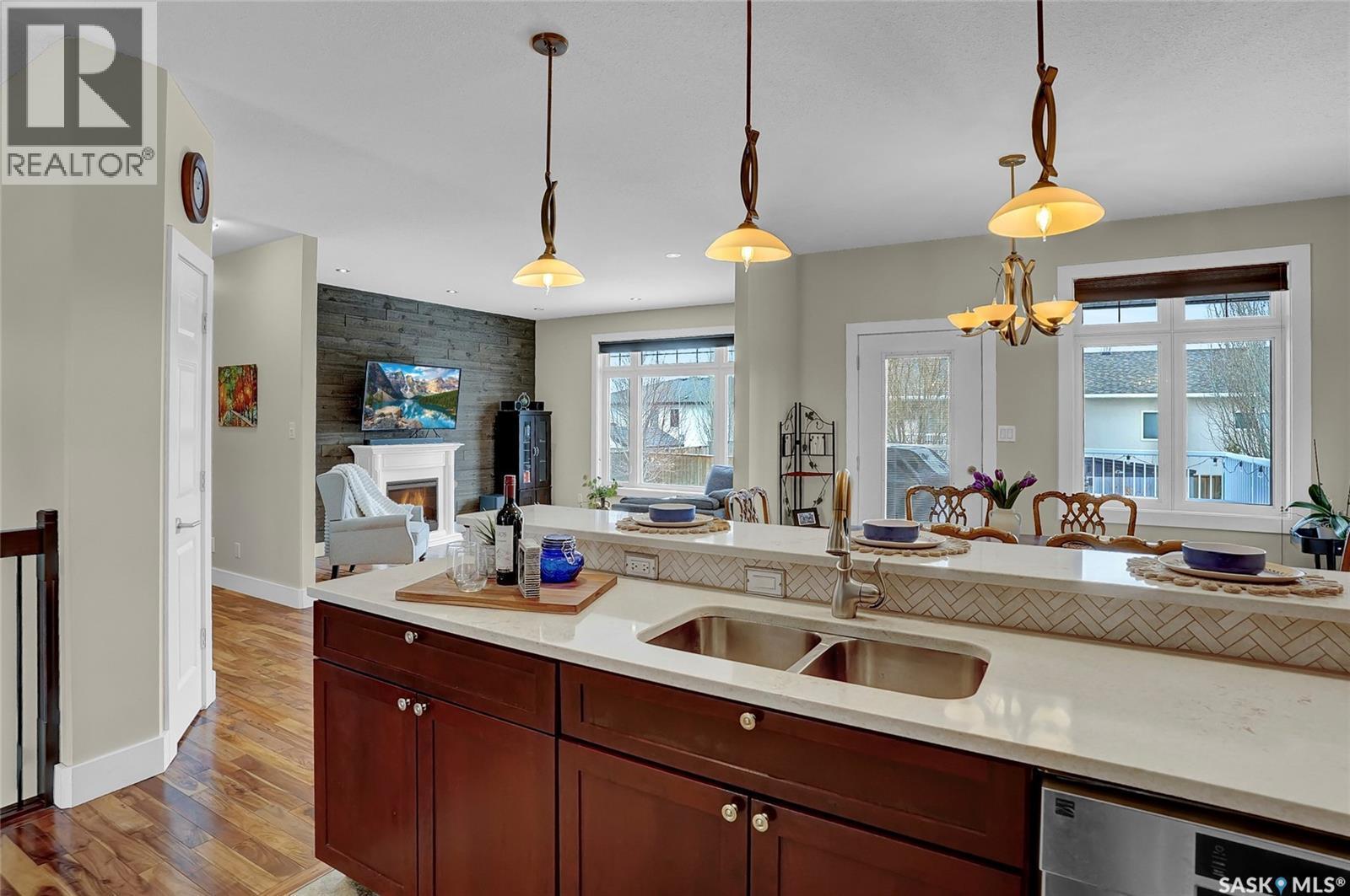 262 Blue Sage Drive, Moose Jaw, SK - Indoor Photo Showing Kitchen With Double Sink