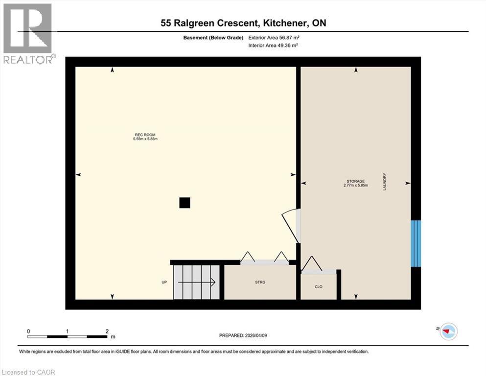 View of home floor plan - 55 Ralgreen Crescent, Kitchener, ON - Other