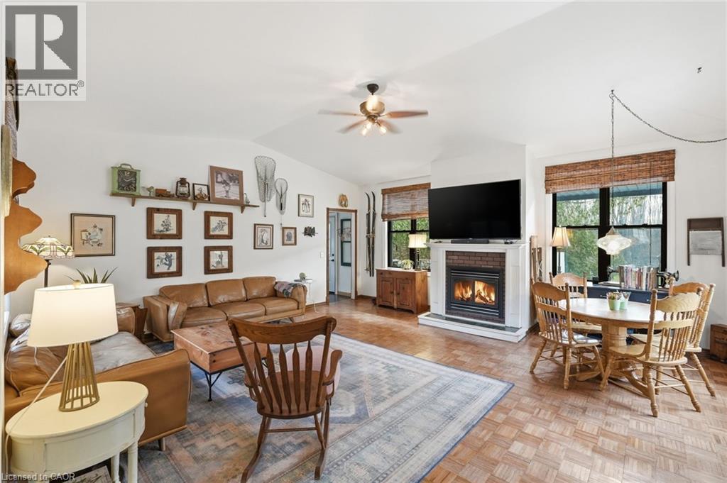 222 Concession 11 E, Freelton, ON - Indoor With Fireplace