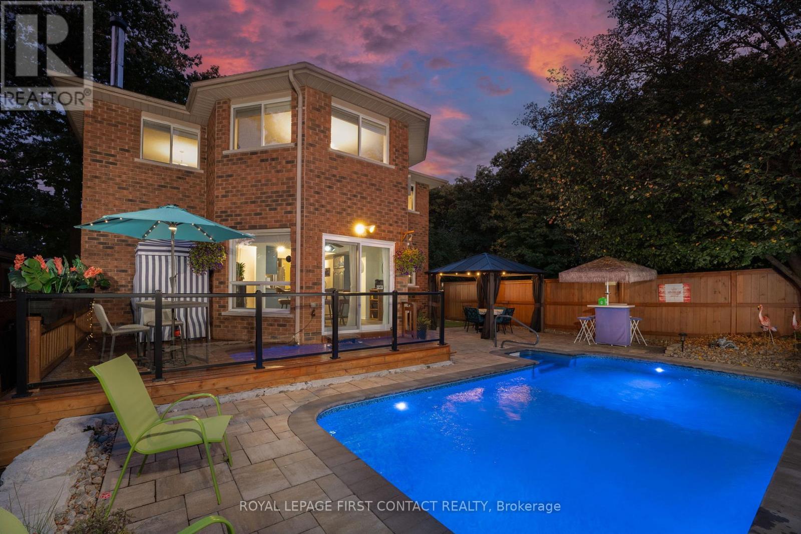 13 Irwin Drive, Barrie, ON - Outdoor With In Ground Pool With Deck Patio Veranda
