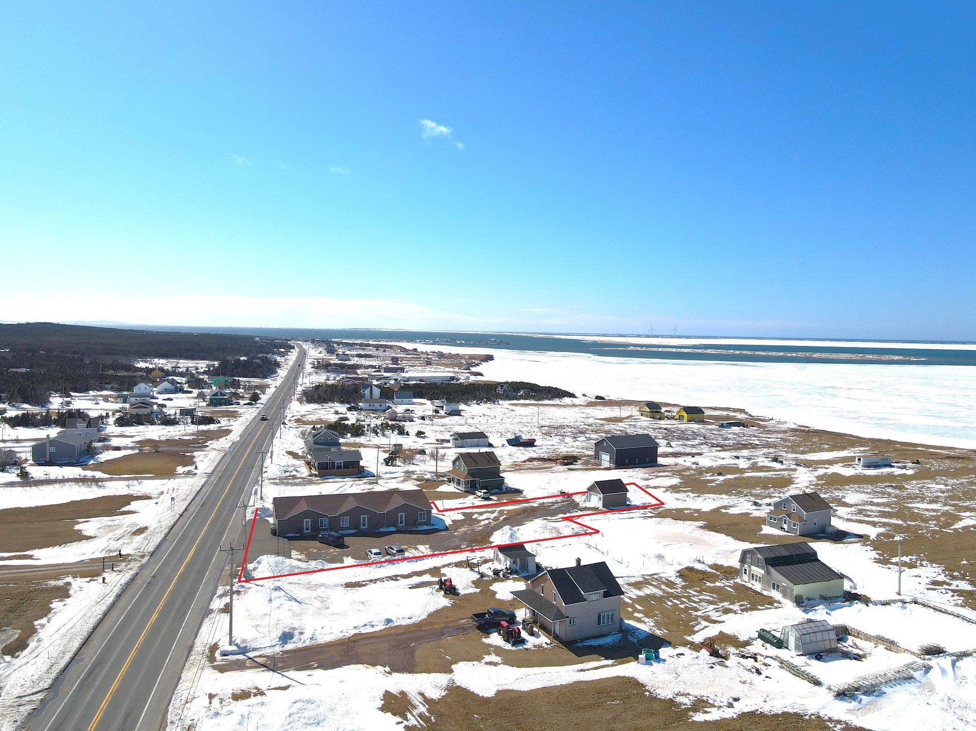 Photo aérienne - 456 Route 199, Les Îles-De-La-Madeleine, QC - Outdoor With Body Of Water With View