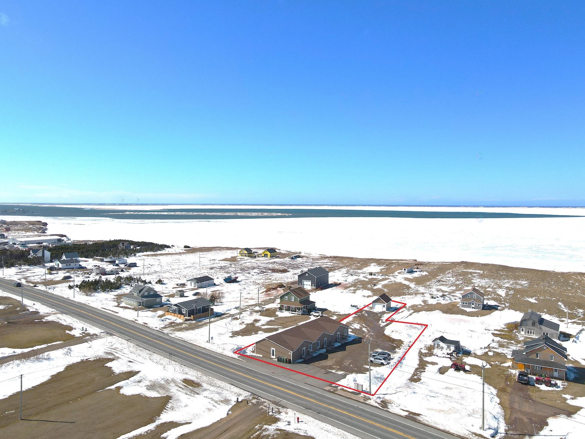 Photo aérienne - 456 Route 199, Les Îles-De-La-Madeleine, QC - Outdoor With Body Of Water With View