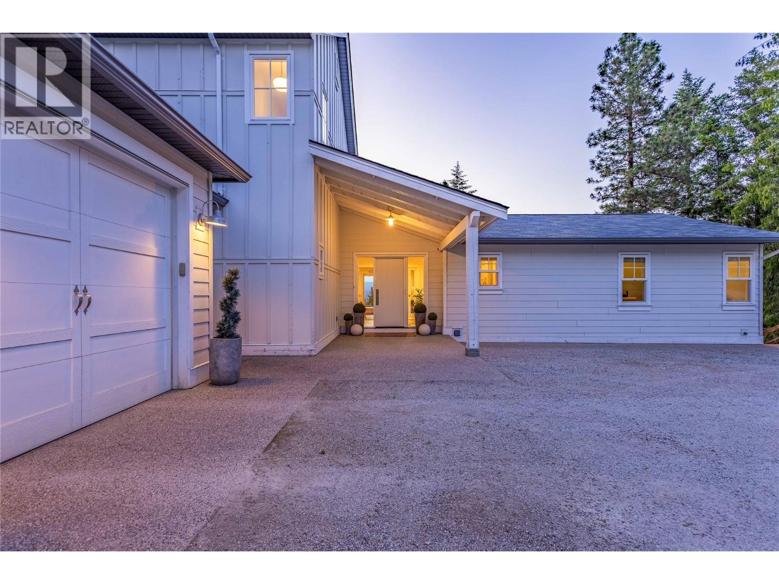 Original home built in 1974 with large addition in 2010 and further renovations in 2015/2023 - 2376 Saucier Road, Kelowna, BC - Outdoor With Exterior