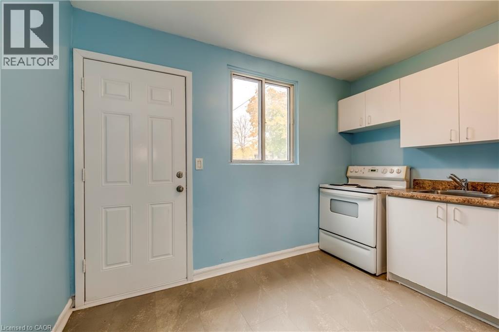 98 Armstrong Avenue, Hamilton, ON - Indoor Photo Showing Kitchen With Double Sink