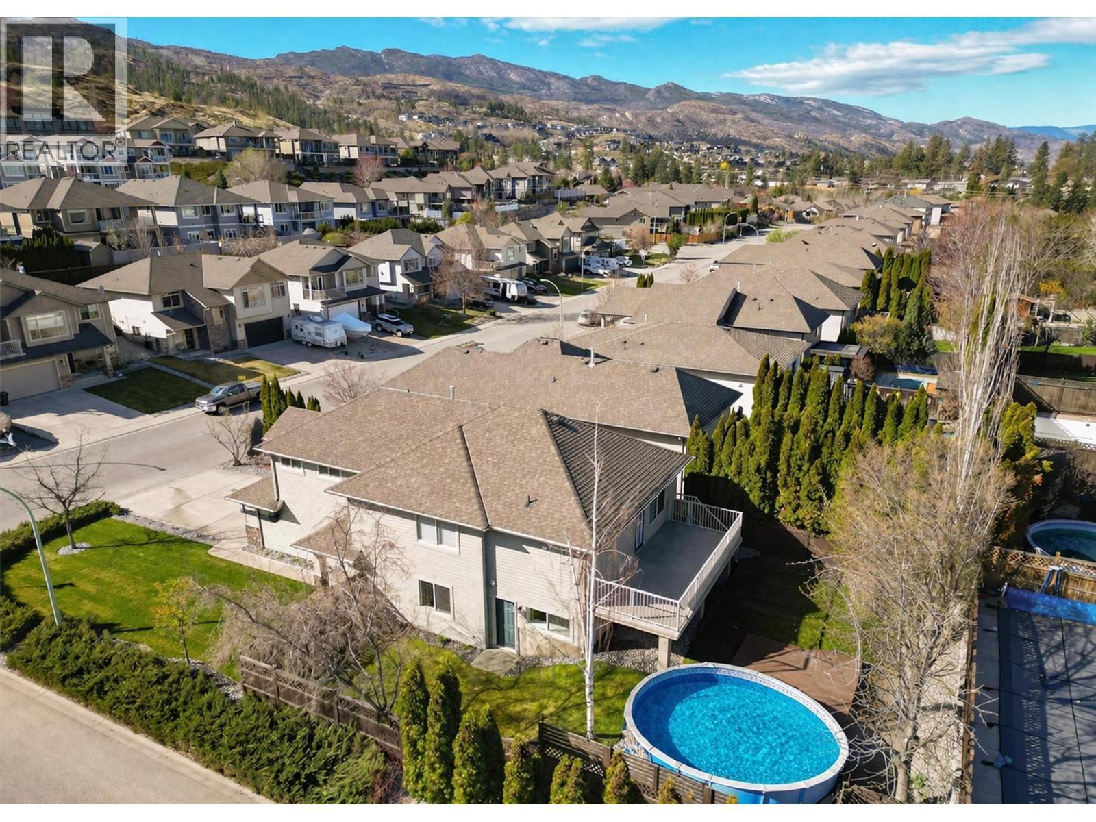 Virtually staged open pool - 546 South Crest Drive Lot# 1, Kelowna, BC - Outdoor With View
