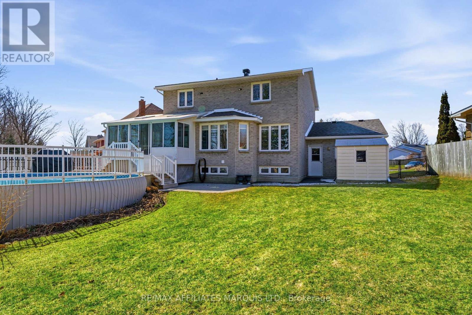 884 Kenyon Crescent, Cornwall, ON - Outdoor With Above Ground Pool