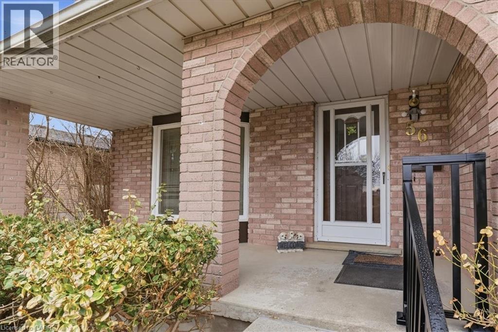 Entrance to property featuring brick - 56 Rushbrook Drive, Kitchener, ON - Outdoor With Exterior