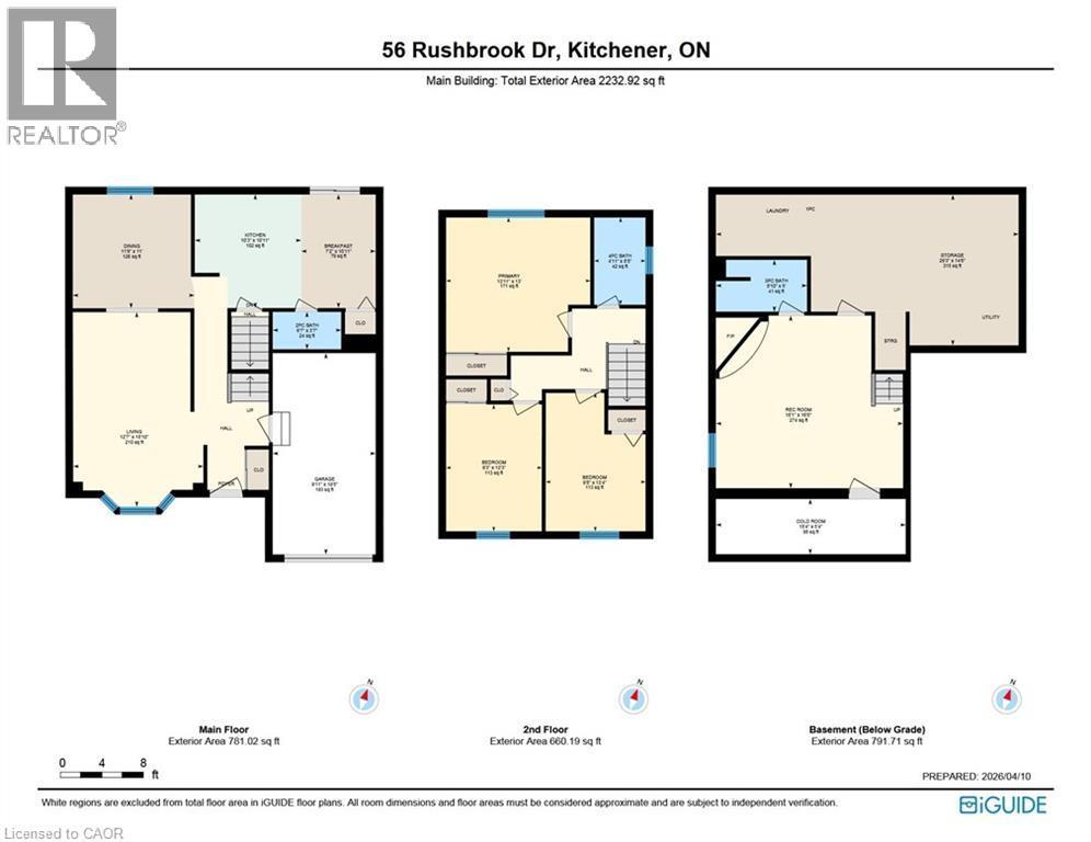 All Floor Plans - 56 Rushbrook Drive, Kitchener, ON - Other