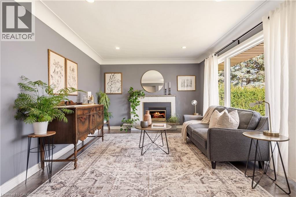 49 Stirling Street, Caledonia, ON - Indoor With Fireplace