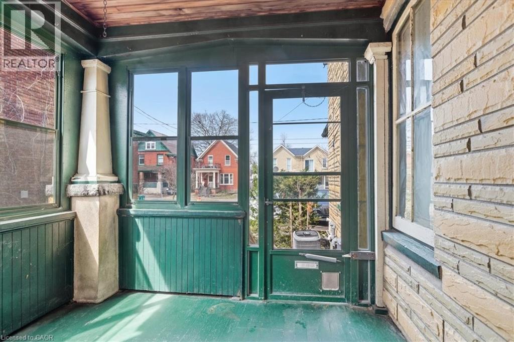 Lovely sunroom entrance for 31A - 31 Bingeman Street, Kitchener, ON - Indoor Photo Showing Other Room