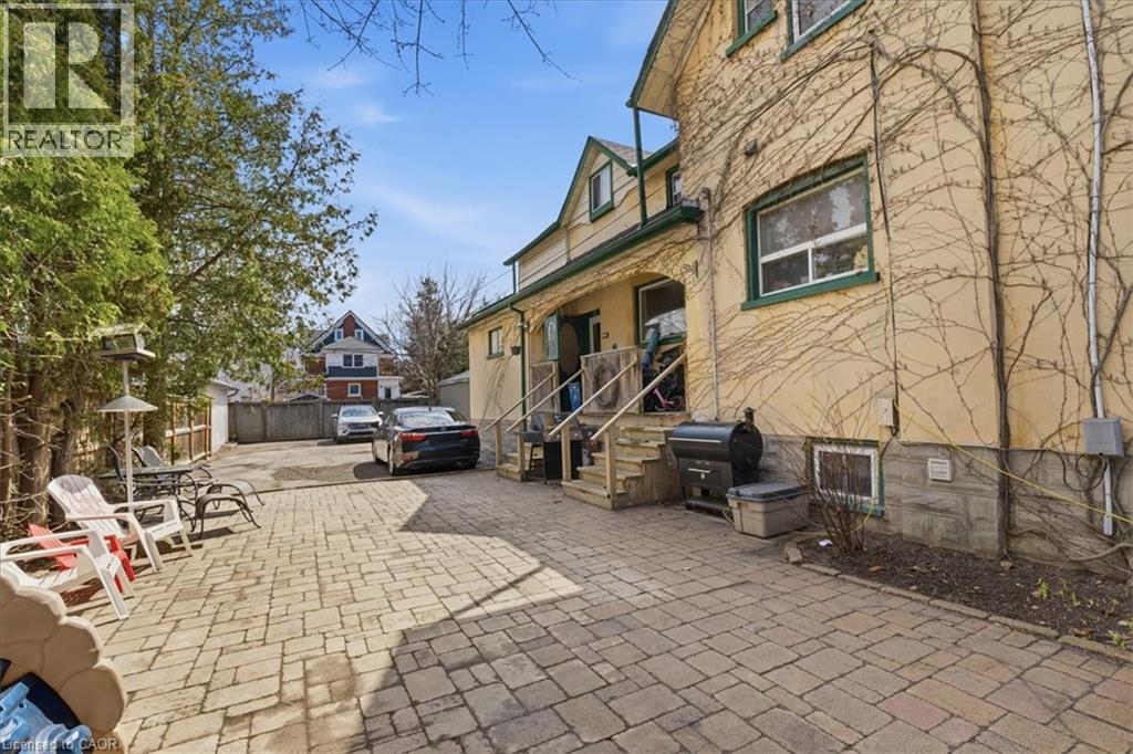 Large interlock patio provides nice outdoor space - 31 Bingeman Street, Kitchener, ON - Outdoor