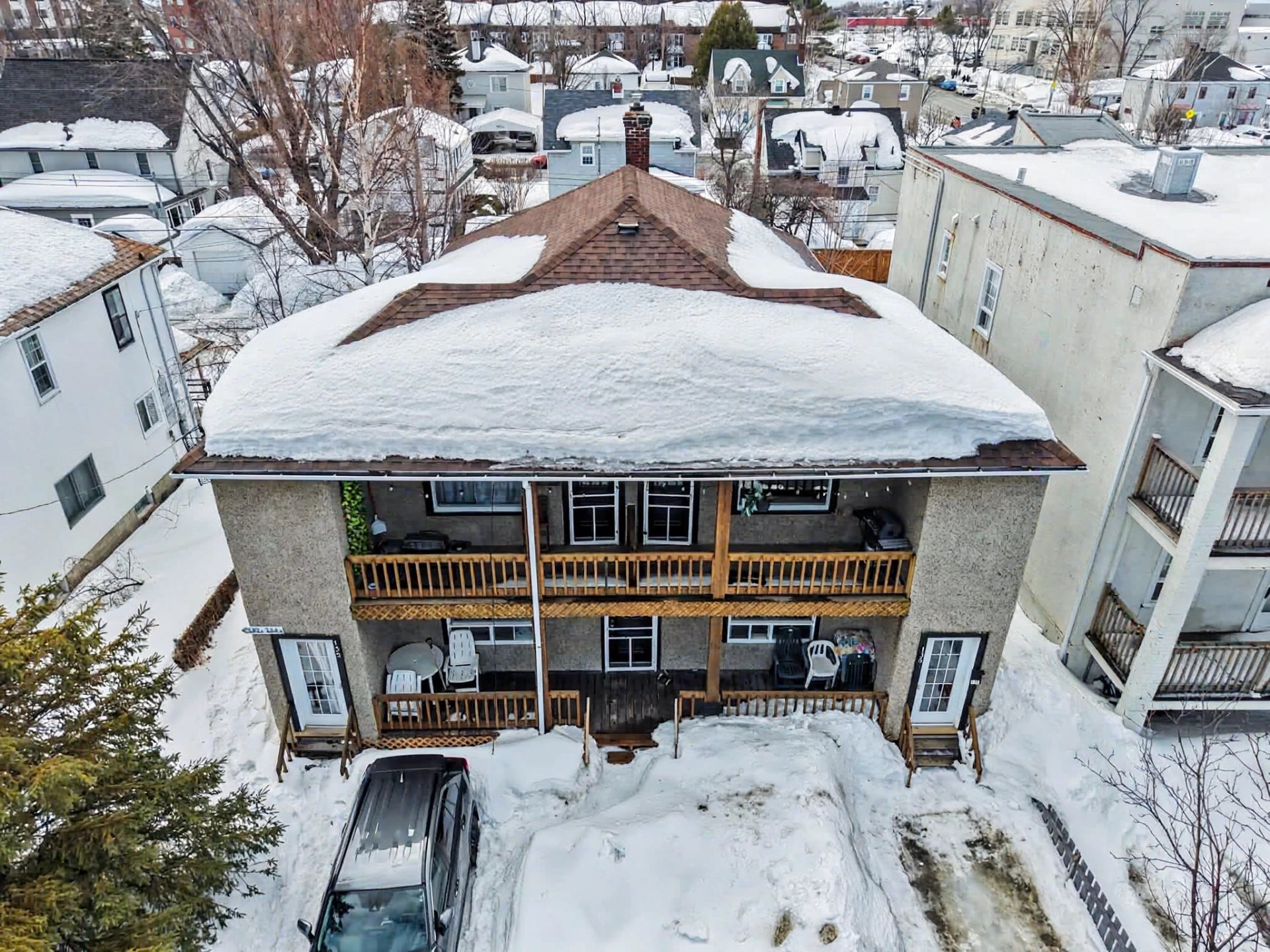 Façade - 132 - 136 Av. Frédéric-Hébert, Rouyn-Noranda, QC - Outdoor