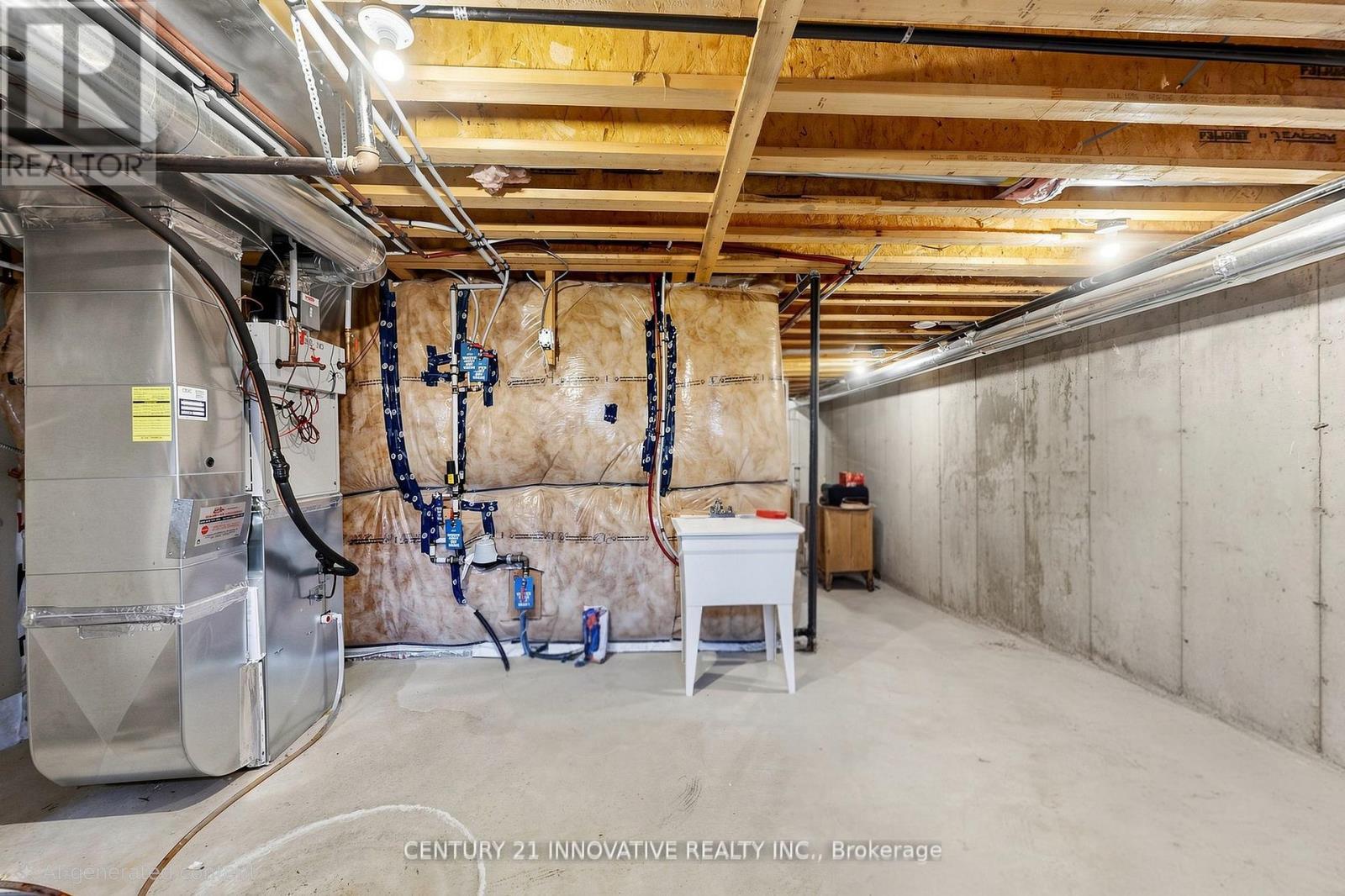 24 Icemaker Way, Whitby, ON - Indoor Photo Showing Basement