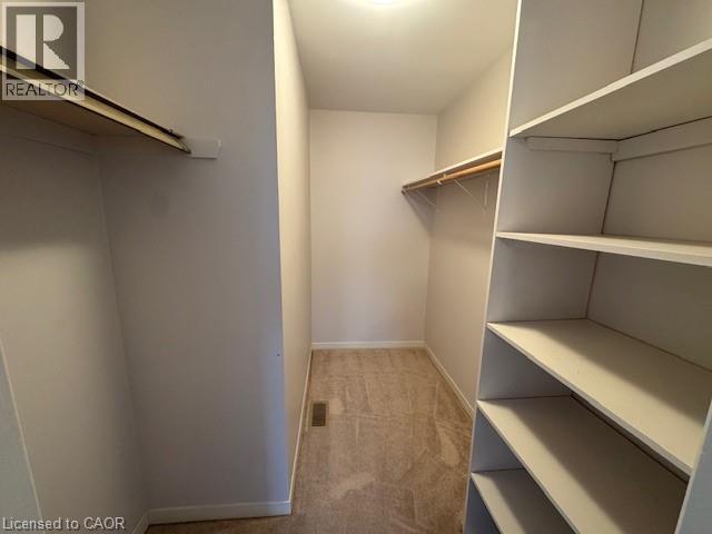 Walk in closet with light colored carpet - 536 Thorndale Drive, Waterloo, ON - Indoor With Storage
