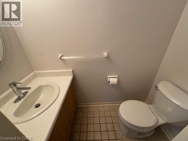 Bathroom featuring vanity and light tile patterned floors - 536 Thorndale Drive, Waterloo, ON - Indoor Photo Showing Bathroom
