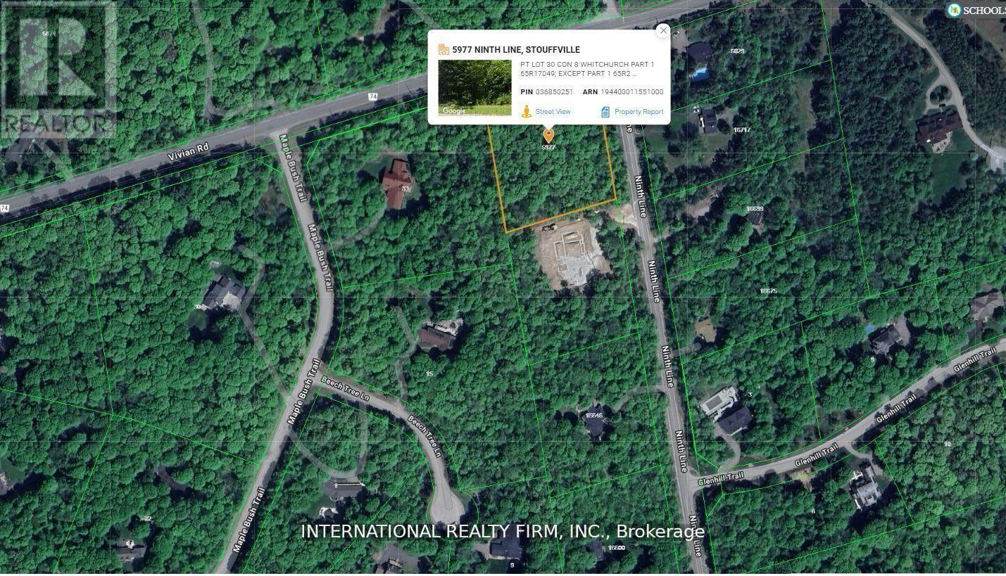 Lot Map - 5977 Ninth Line, Whitchurch-Stouffville, ON