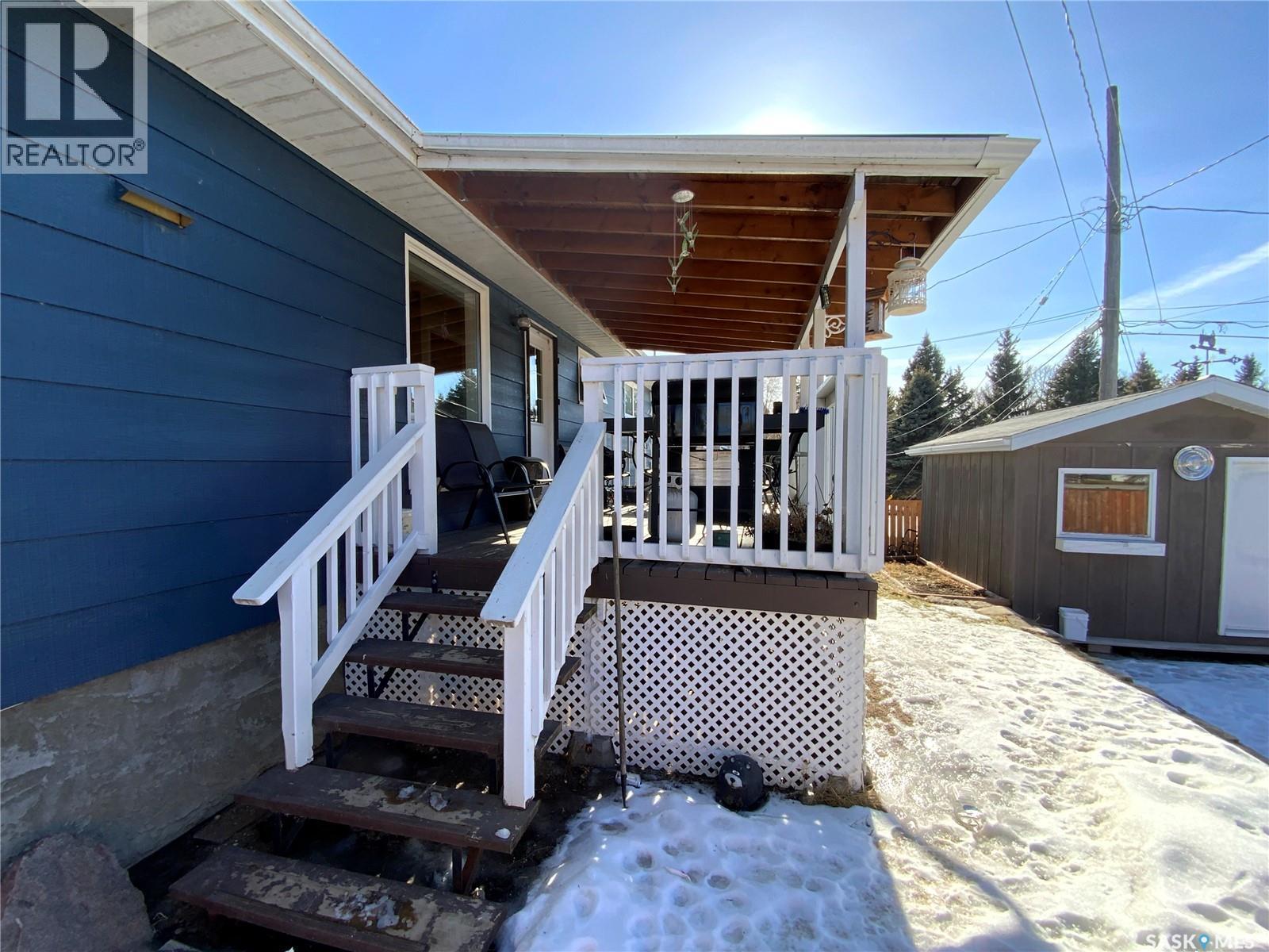 94 Gilbert Street, Big River, SK - Outdoor With Deck Patio Veranda With Exterior