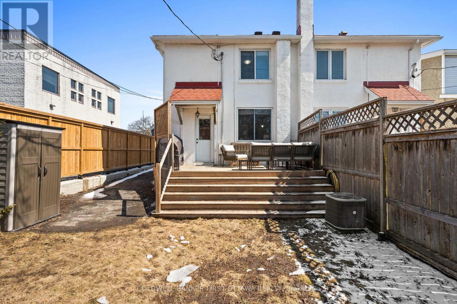 Home includes front, side & back doors! - 12 Stevenson Avenue, Ottawa, ON - Outdoor With Deck Patio Veranda With Exterior