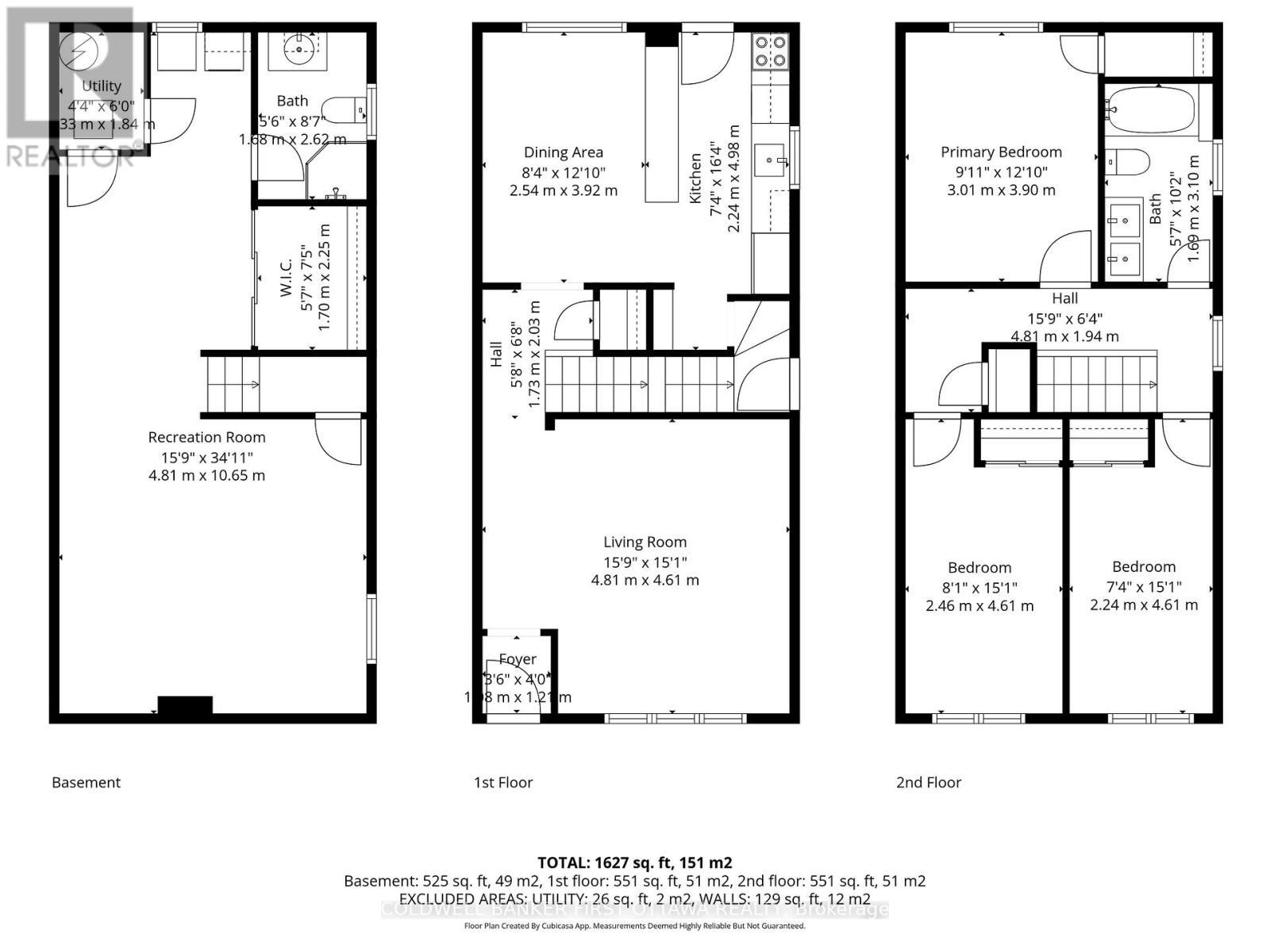 Full home floorplan. - 12 Stevenson Avenue, Ottawa, ON - Other