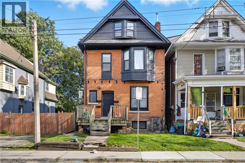 Private unit entry at front door - 30 Stirton Street Unit# 2, Hamilton, ON - Outdoor With Facade