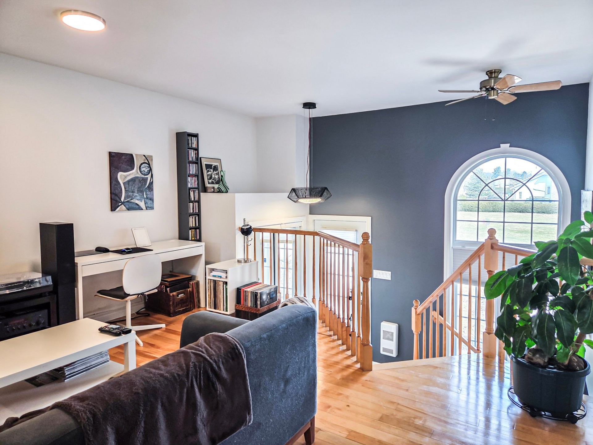 Living Room - 310 Rue Mary, Lachute, QC - Indoor Photo Showing Office