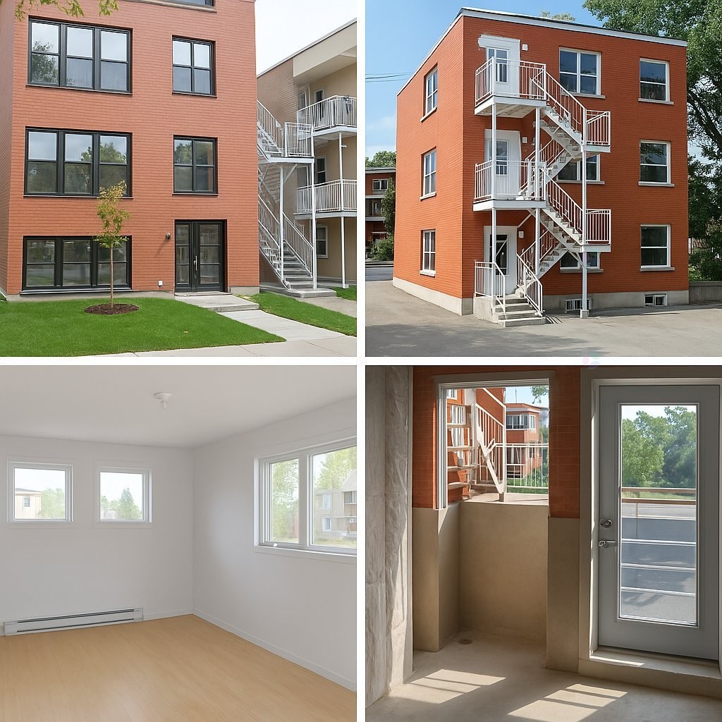 Back of Structure - 1-6770 Av. De Darlington, Montréal (Côte-Des-Neiges/Notre-Dame-De-Grâce), QC - Outdoor