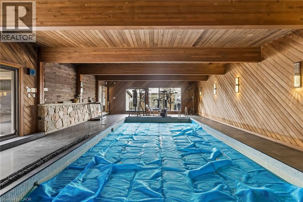 View of indoor pool - 3 Chicopee Terrace, Kitchener, ON - Indoor Photo Showing Other Room With In Ground Pool
