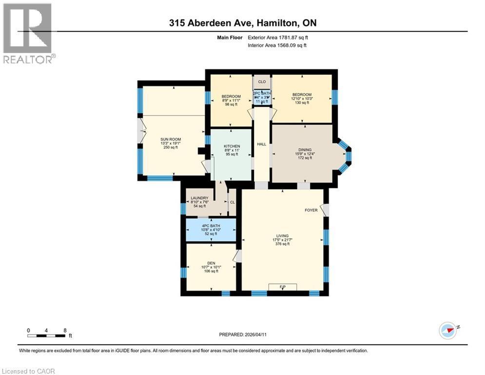 View of room layout - 315 Aberdeen Avenue, Hamilton, ON - Other
