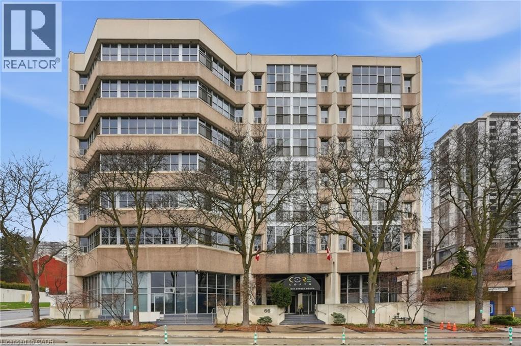 66 Bay Street S Unit# 510, Hamilton, ON - Outdoor With Balcony With Facade